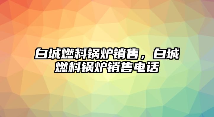 白城燃料鍋爐銷售，白城燃料鍋爐銷售電話