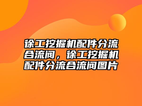 徐工挖掘機配件分流合流閥，徐工挖掘機配件分流合流閥圖片