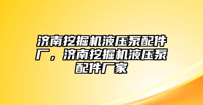 濟(jì)南挖掘機(jī)液壓泵配件廠，濟(jì)南挖掘機(jī)液壓泵配件廠家