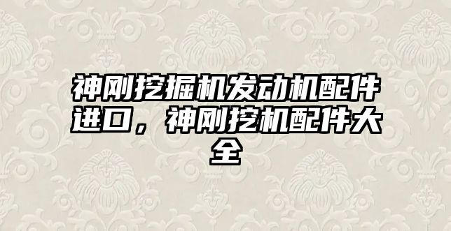 神剛挖掘機發(fā)動機配件進口，神剛挖機配件大全