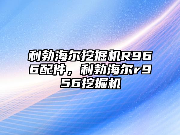 利勃海爾挖掘機R966配件，利勃海爾r956挖掘機