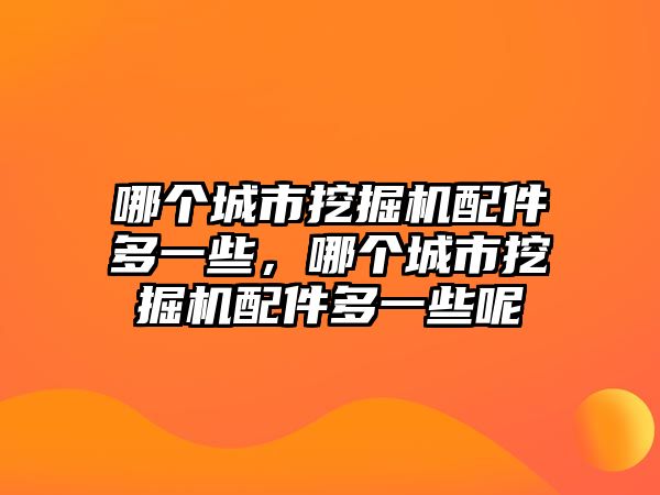 哪個(gè)城市挖掘機(jī)配件多一些，哪個(gè)城市挖掘機(jī)配件多一些呢