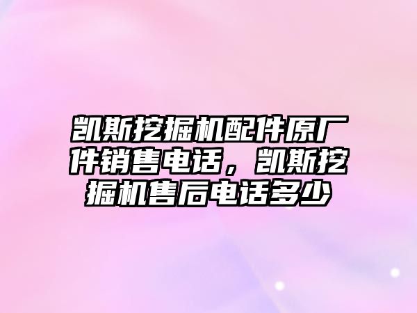 凱斯挖掘機配件原廠件銷售電話，凱斯挖掘機售后電話多少