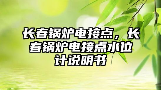 長(zhǎng)春鍋爐電接點(diǎn)，長(zhǎng)春鍋爐電接點(diǎn)水位計(jì)說(shuō)明書(shū)