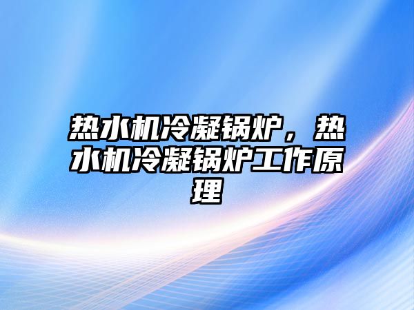 熱水機(jī)冷凝鍋爐，熱水機(jī)冷凝鍋爐工作原理