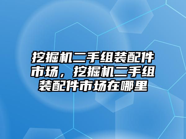 挖掘機二手組裝配件市場，挖掘機二手組裝配件市場在哪里