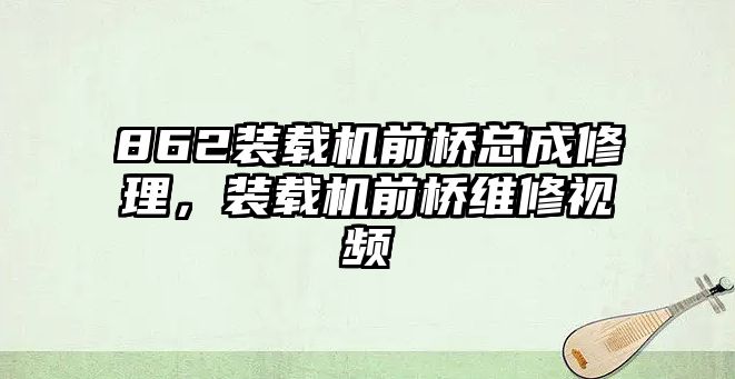 862裝載機(jī)前橋總成修理，裝載機(jī)前橋維修視頻