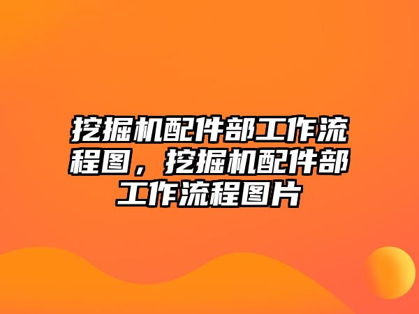 挖掘機配件部工作流程圖，挖掘機配件部工作流程圖片