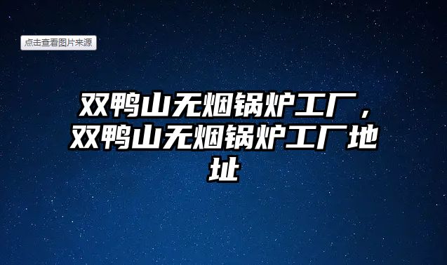 雙鴨山無煙鍋爐工廠，雙鴨山無煙鍋爐工廠地址