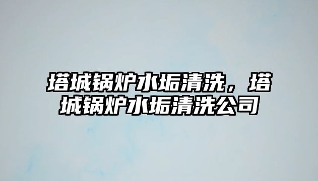 塔城鍋爐水垢清洗，塔城鍋爐水垢清洗公司