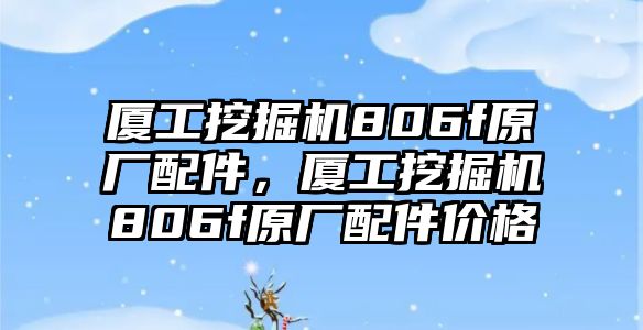 廈工挖掘機806f原廠配件，廈工挖掘機806f原廠配件價格