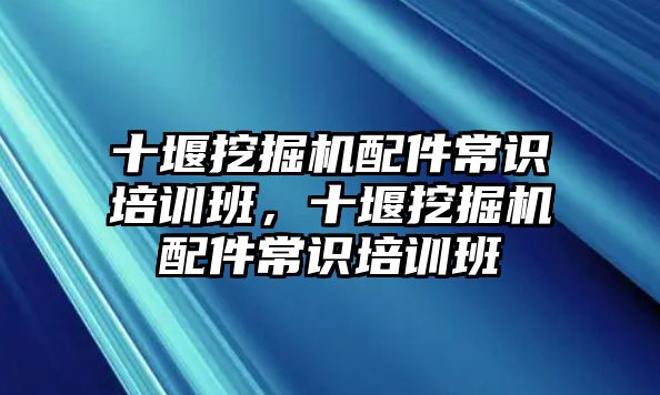 十堰挖掘機配件常識培訓班，十堰挖掘機配件常識培訓班