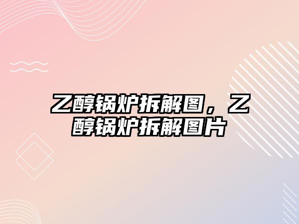 乙醇鍋爐拆解圖，乙醇鍋爐拆解圖片