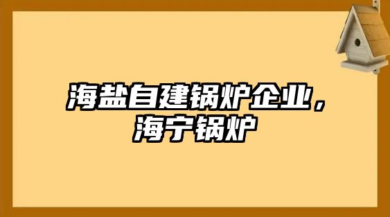 海鹽自建鍋爐企業(yè)，海寧鍋爐