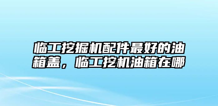 臨工挖掘機配件最好的油箱蓋，臨工挖機油箱在哪