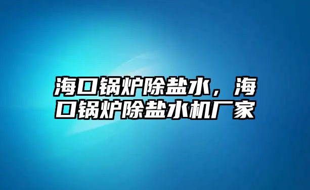 ?？阱仩t除鹽水，海口鍋爐除鹽水機廠家