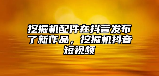 挖掘機(jī)配件在抖音發(fā)布了新作品，挖掘機(jī)抖音短視頻