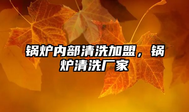 鍋爐內(nèi)部清洗加盟，鍋爐清洗廠家