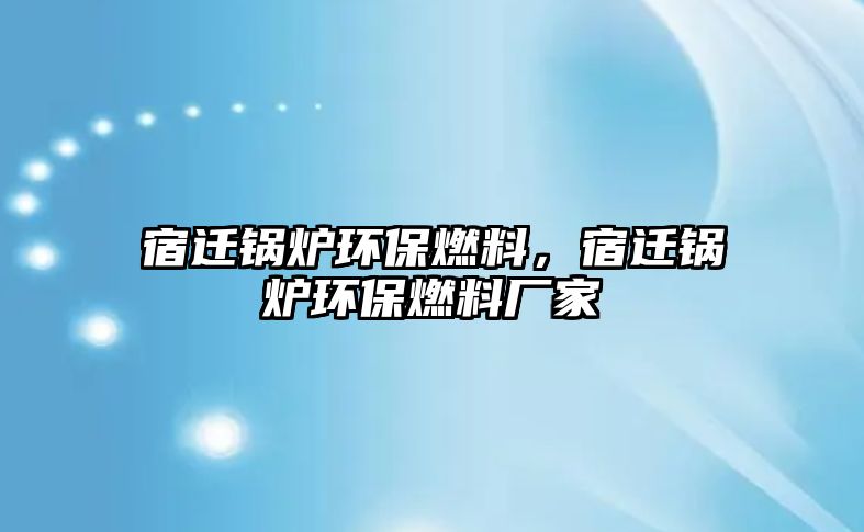 宿遷鍋爐環(huán)保燃料，宿遷鍋爐環(huán)保燃料廠家