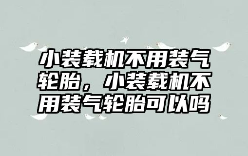 小裝載機不用裝氣輪胎，小裝載機不用裝氣輪胎可以嗎